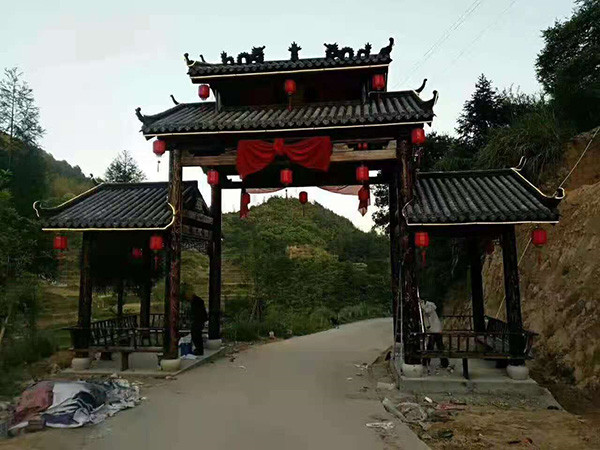 古建門樓牌坊